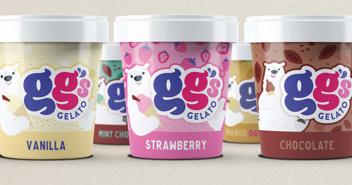 GG’s Gelato | Brand and packaging design | Limegreentangerine